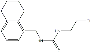 1-(2-Chloroethyl)-3-(5,6,7,8-tetrahydronaphthalen-1-ylmethyl)urea Struktur