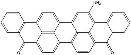 18-Aminoanthra[9,1,2-cde]benzo[rst]pentaphene-5,10-dione Struktur