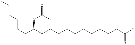 [R,(+)]-12-Acetyloxystearic acid methyl ester Struktur