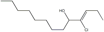 4-Chloro-3-tridecen-5-ol Struktur