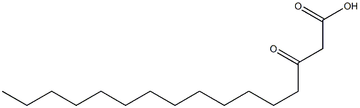 3-Oxohexadecanoic acid Struktur