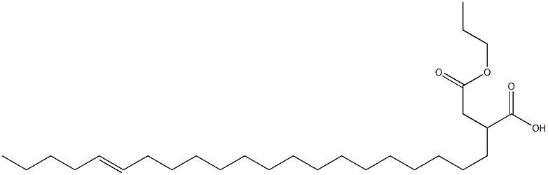 2-(16-Henicosenyl)succinic acid 1-hydrogen 4-propyl ester Struktur