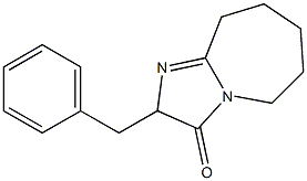 6,7,8,9-Tetrahydro-2-benzyl-5H-imidazo[1,2-a]azepin-3(2H)-one Struktur