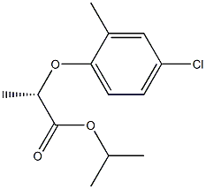 (S)-2-(4-Chloro-2-methylphenoxy)propanoic acid 1-methylethyl ester Struktur