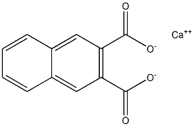 2,3-Naphthalenedicarboxylic acid calcium salt Struktur