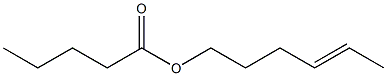 Valeric acid 4-hexenyl ester Struktur