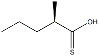 [R,(-)]-2-Methylthiovaleric acid Struktur