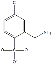 2-Aminomethyl-4-chlorobenzenesulfonate Struktur