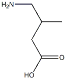 3-Methyl-4-aminobutyric acid Struktur