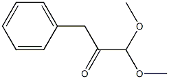 1,1-Dimethoxy-3-phenyl-2-propanone Struktur