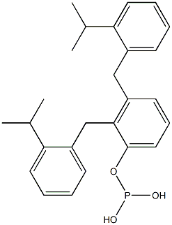 Phosphorous acid di(2-isopropylbenzyl)phenyl ester Struktur