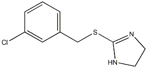 2-[(m-Chlorobenzyl)thio]-2-imidazoline Struktur