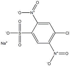 4-Chloro-2,5-dinitrobenzenesulfonic acid sodium salt Struktur