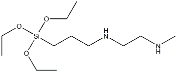 3-(Triethoxysilyl)-N-[2-(methylamino)ethyl]propan-1-amine Struktur