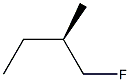 [R,(+)]-1-Fluoro-2-methylbutane Struktur