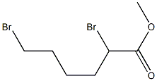 2,6-Dibromohexanoic acid methyl ester Struktur