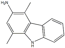 1,4-Dimethyl-3-amino-9H-carbazole Struktur