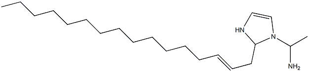 1-(1-Aminoethyl)-2-(2-hexadecenyl)-4-imidazoline Struktur