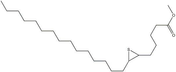 6,7-Epithiodocosanoic acid methyl ester Struktur