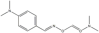 4-(Dimethylamino)benzaldehyde O-dimethylaminocarbonyl oxime Struktur