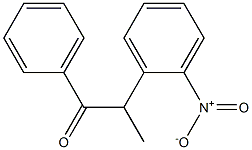 1-Nitro-2-(1-benzoylethyl)benzene Struktur