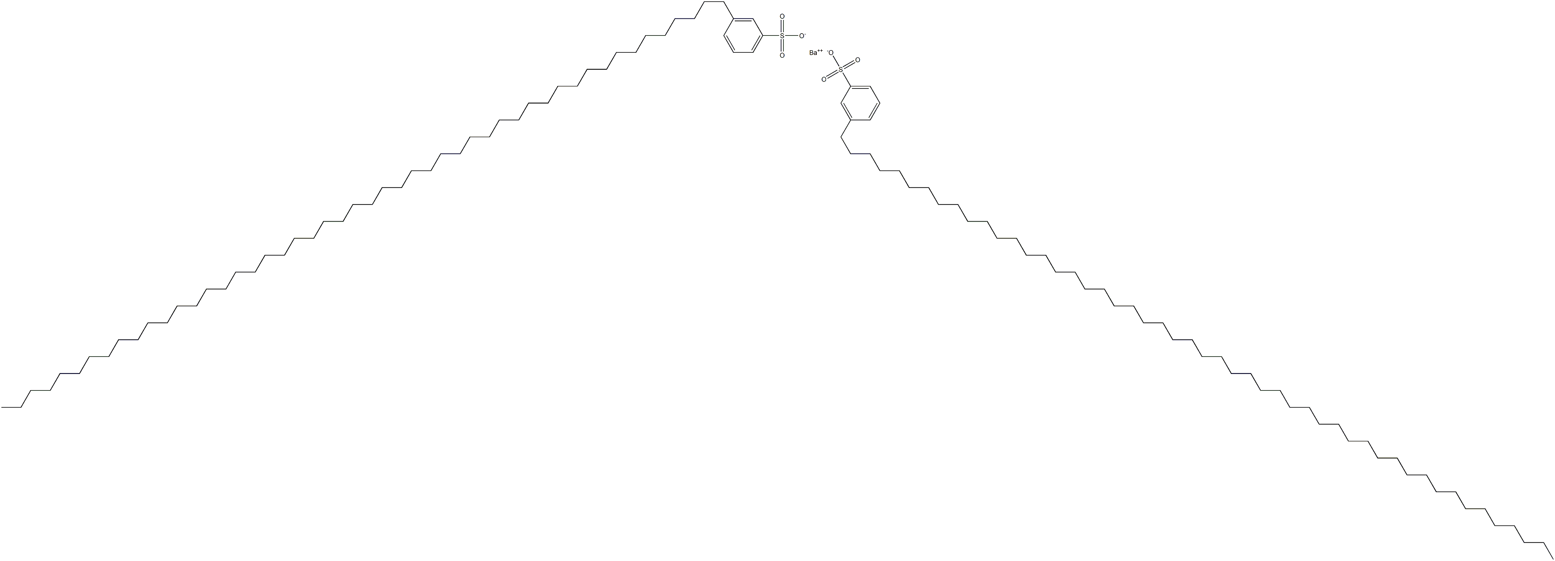 Bis[3-(pentacontan-1-yl)benzenesulfonic acid]barium salt Struktur