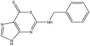 5-Benzylaminoimidazo[4,5-d][1,3]thiazine-7(3H)-thione Struktur