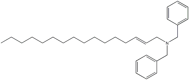 (2-Hexadecenyl)dibenzylamine Struktur