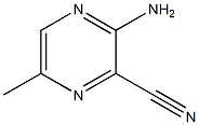 2-Amino-5-methylpyrazine-3-carbonitrile Struktur