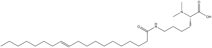 N6-(11-Nonadecenoyl)-N2,N2-dimethyllysine Struktur