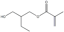 Methacrylic acid 2-(hydroxymethyl)butyl ester Struktur