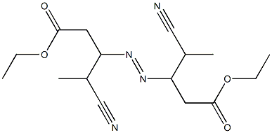 3,3'-Azobis(4-cyanovaleric acid)diethyl ester Struktur