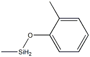 Methyl(2-methylphenoxy)silane Struktur