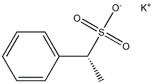 [R,(+)]-1-Phenylethanesulfonic acid potassium salt Struktur