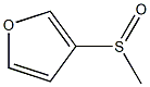 3-(Methylsulfinyl)furan Struktur