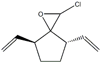 (4S,7S)-2-Chloro-4,7-diethenyl-1-oxaspiro[2.4]heptane Struktur