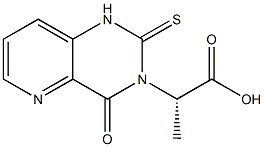 (2S)-2-[(1,2,3,4-Tetrahydro-4-oxo-2-thioxopyrido[3,2-d]pyrimidin)-3-yl]propionic acid Struktur