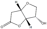 (1S,5S,8S)-8-Hydroxy-2,6-dioxabicyclo[3.3.0]octan-3-one Struktur