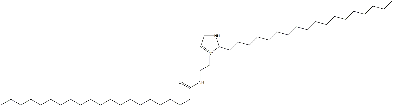 3-[2-(Henicosanoylamino)ethyl]-2-octadecyl-3-imidazoline-3-ium Struktur