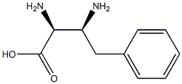 (2S,3S)-2,3-Diamino-4-phenylbutanoic acid Struktur