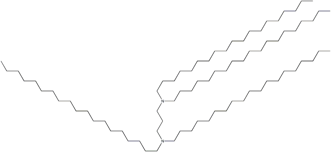 N,N,N',N'-Tetranonadecyl-1,3-propanediamine Struktur