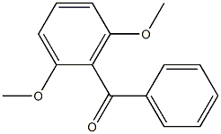 2,6-Dimethoxybenzophenone Struktur