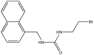 1-(2-Bromoethyl)-3-(1-naphtylmethyl)urea Struktur