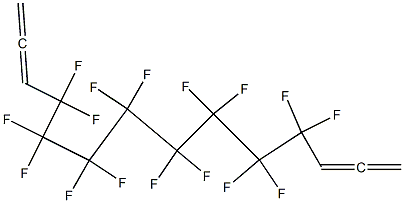 4,4,5,5,6,6,7,7,8,8,9,9,10,10,11,11-Hexadecafluoro-1,2,12,13-tetradecatetrene Struktur