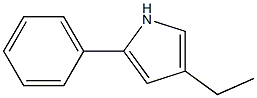 3-Ethyl-5-phenyl-1H-pyrrole Struktur