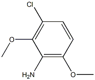 3-Chloro-2,6-dimethoxyaniline Struktur