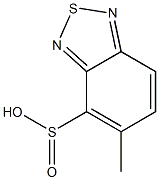 5-Methyl-2,1,3-benzothiadiazole 4-sulfinic acid Struktur