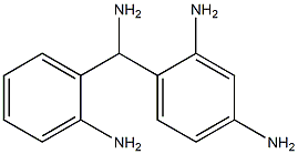 (2-Aminophenyl)(2,4-diaminophenyl)methanamine Struktur