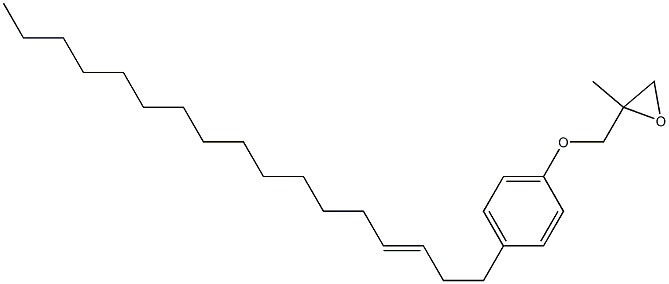 4-(3-Heptadecenyl)phenyl 2-methylglycidyl ether Struktur