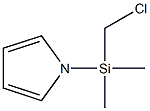 1-[Dimethyl(chloromethyl)silyl]-1H-pyrrole Struktur